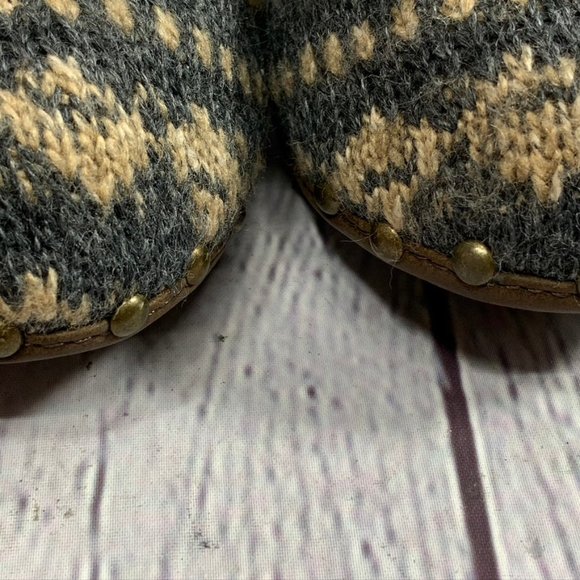 Muk Luks Brown/Gray Kameryn Brown Faux Fur Lined M - Picture 6 of 8